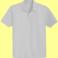 PLAYERA TIPO POLO BLANCA