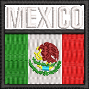 BANDERA DE MÉXICO 7.5 X 7.5