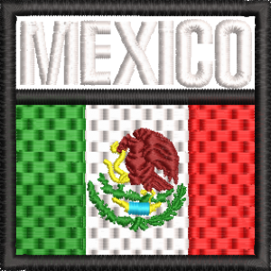 BANDERA DE MÉXICO 7.5 X 7.5